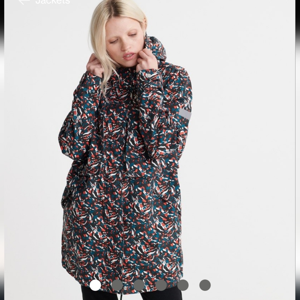 Superdry coat size women's 4